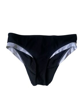 Sophina FigLeaves Monochrome Black Women's Swim Bikini Bottom size 12